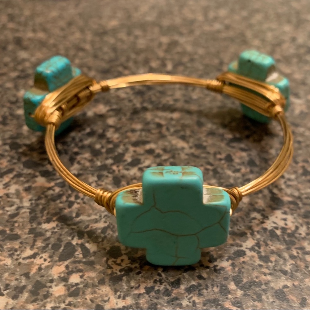 Gold Wire Bangle